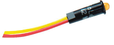 LED AMBER 11/64 INCH 12VDC
