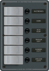 PANEL DC 6 POS. WATERPROOF
