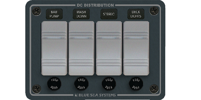 4 SWITCH POWER DIST. PANEL