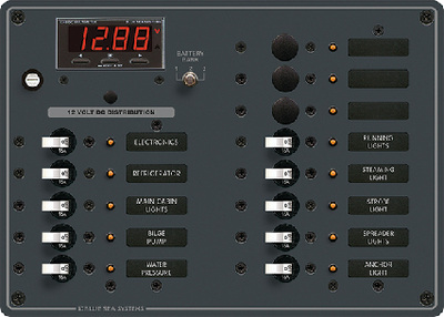 13 POSITION DC CIRCUIT PANEL