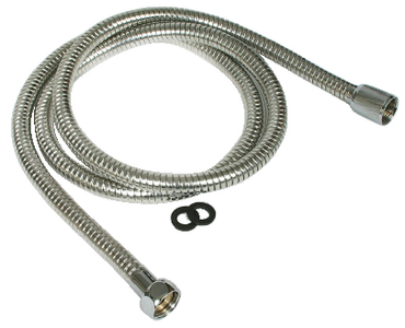 CHROME SHOWER FLEX HOSE 60IN