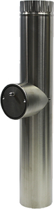PIPE W/BAROMETRIC DAMPR 3 X24