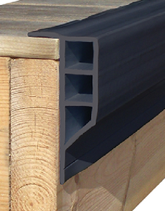 BUMPER BLK 8FT LENGTH 3/BX