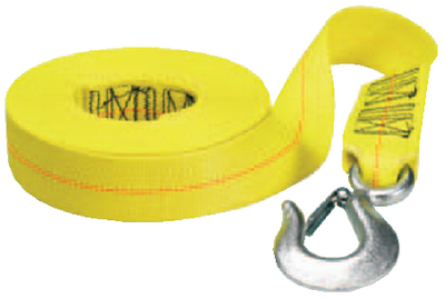 WINCH STRAP 2 X 20' 4/CLAM