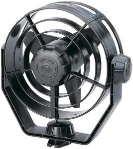 FAN 12V 2-SPEED TURBO BLACK