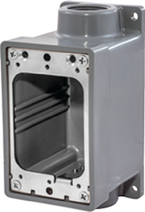 WATERTIGHT FD BOX 3/4  GRAY