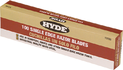 SINGLE EDGE RAZOR BLADES 100PK