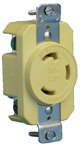 SINGLE RECEPTACLE 30A LOCKING
