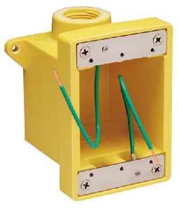 F.D. FIBERGLASS BOXES-YELLOW