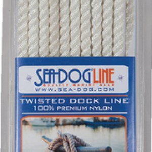 TWISTED NYLON DL 3/8 X10' WHT TWISTED NYLON DL 3/8 X10' WHT