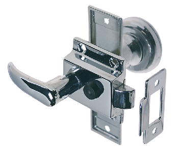 RIM LATCH ST W/FLUSH STRKE