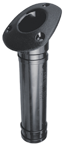 ROD HOLDER -FLUSH MNT BLACK