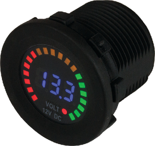 VOLTAGE METER ROUND DC 5-15V