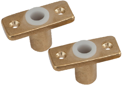OAR LOCK SOCKET BRASS 1PR/PK