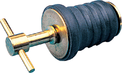 BRASS TEE HANDLE DRAIN PLUG -