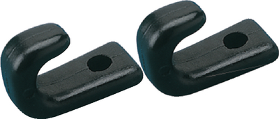 LASHING HOOK 1-HOLE BLK 5PK