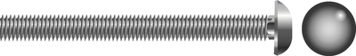 1/4-20X3 1/2 CAR BLT SS 10/BG