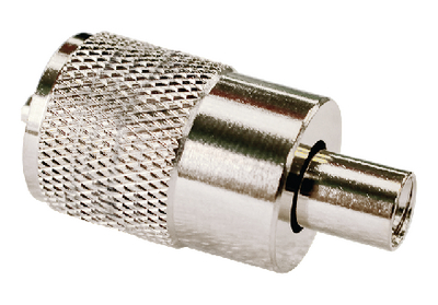PL258 UHF F/RG58 NO ADAPT SILV