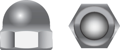 1/4-20 CAP NUT 2/BG