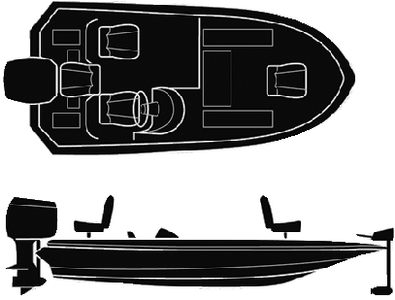 18'6  WIDE BASS BOAT COVER