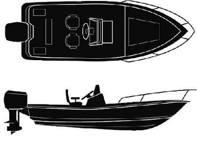 19'6  V-HULL CTR CON BOAT COVE