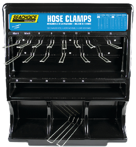 HOSE CLAMP DISPLAY W/PEGHOOKS
