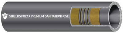 SANI HOSE 1 1/2IN X 12 1/2 FT
