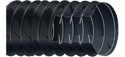 HOSE-VINYL VENT 4 X10' BLACK