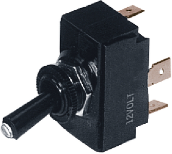 TOGGLE ON-OFF-ON DPDT LIGHTED