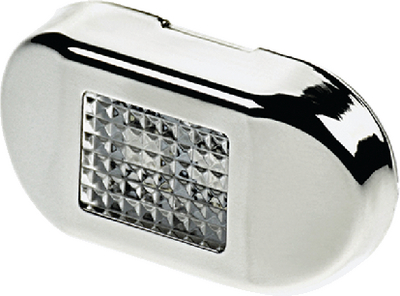 LED MINI ACCENT W/SS BEZEL WHT
