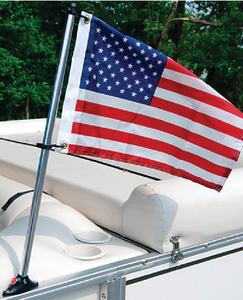 30IN PONTOON RAIL POLE AND FLA