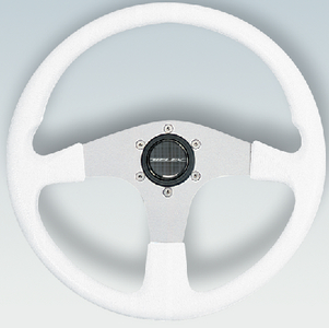 STEERING WHEEL WHT PVC GRIP