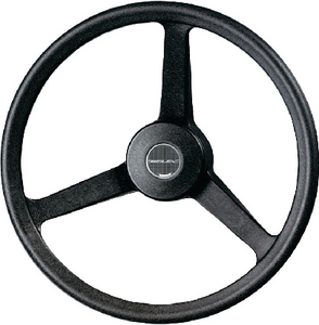 STEERING WHEEL/BLK 3SPOKE POLY