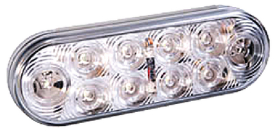 LED 6 OVAL WHT BKUP LT GRM MNT