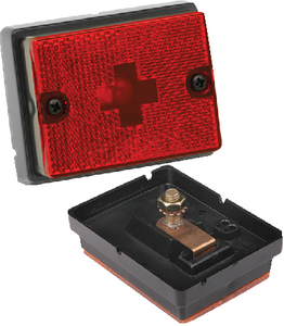 SIDE MARKER RED/STUD MT