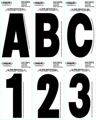 3IN BLACK 5 (PKG. OF 10)