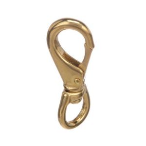 SWIVEL EYE SNAP-3 1/4 -BRASS SWIVEL EYE SNAP-3 1/4 -BRASS