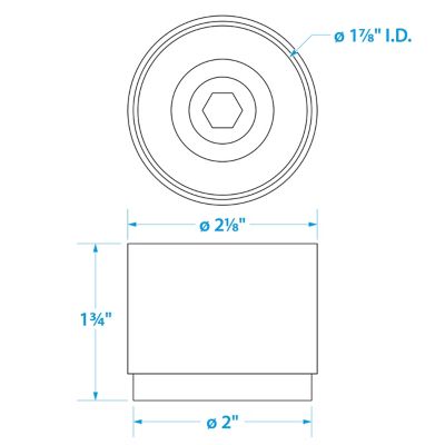 1.98 BEARING PROTECTOR W/COVER