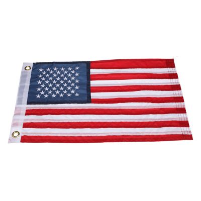 US FLAG SEWN-12X18 DELUXE