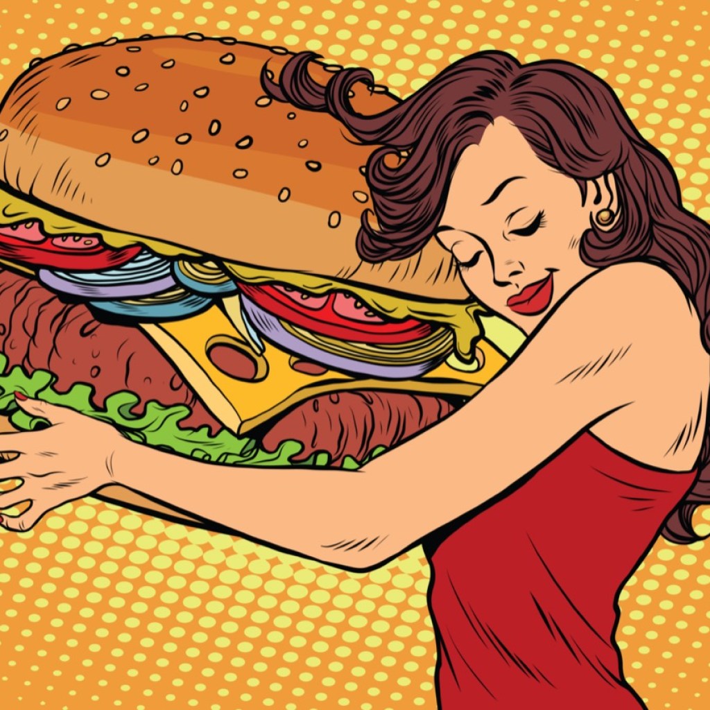 A Burger Hug A Burger Hug