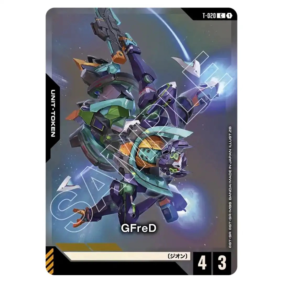 GFreD C T-020 PC02A [PAR] Gundam Assemble Set Gundam Card Japanese