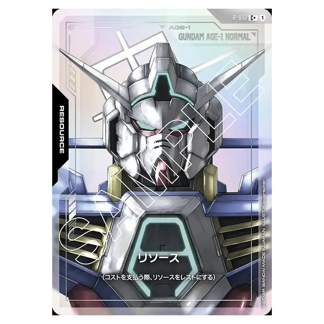 Resource: Gundam AGE-1 C+ R-012 [PAR] Dual Impact Gundam Card Japanese
