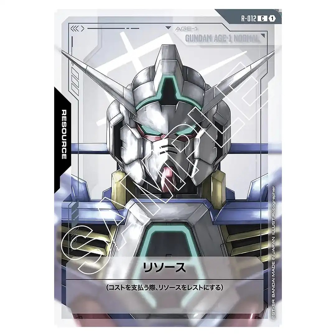Resource: Gundam AGE-1 C R-012 Dual Impact Gundam Card Japanese