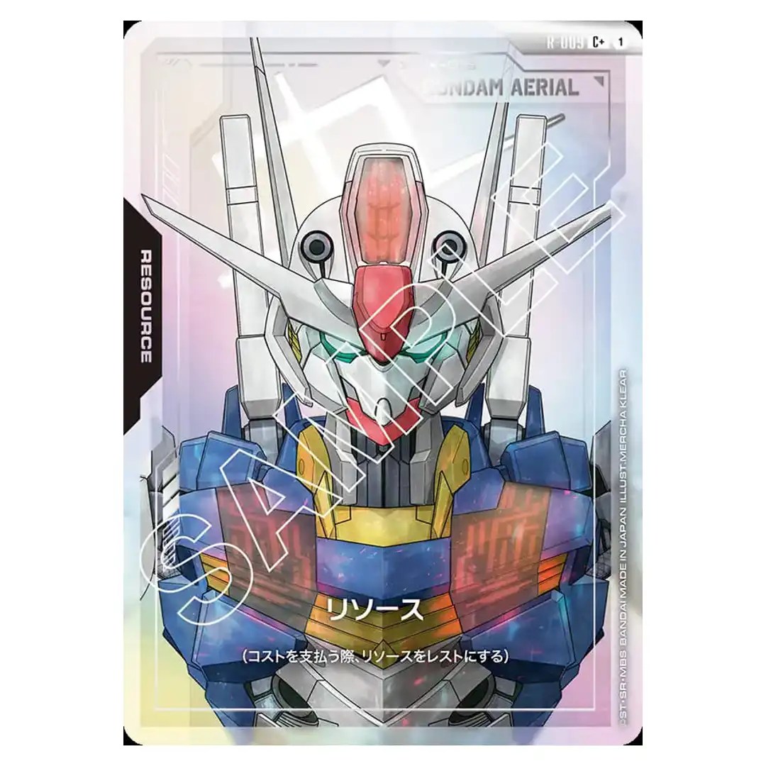 Resource: Gundam Aerial C+ R-009 [PAR] Newtype Rising Gundam Card Japanese
