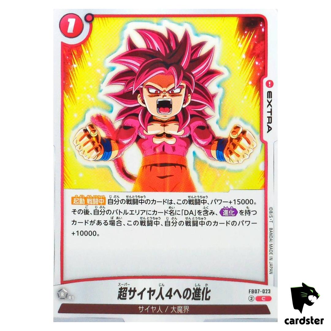 Evolving to Super Saiyan 4 C FB07-023 Dragon Ball Fusion World SHENRON Japan