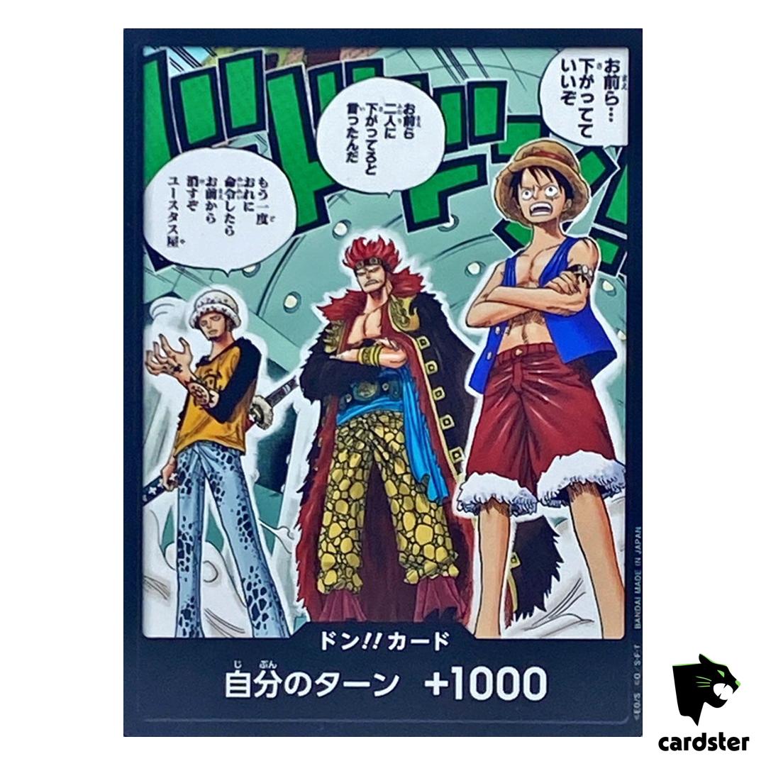 Luffy Kid Law DON [PAR] Parallel 3 Captain Set of One Piece Card Japan