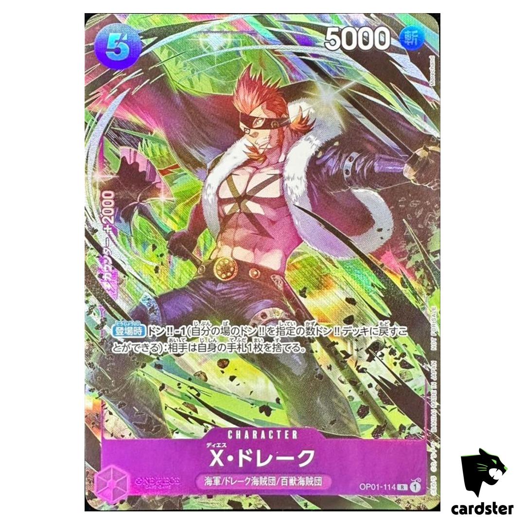X. Drake OP01-114 R [PAR] Promotion Pack Ex Vol. 1 One Piece Card Japanese
