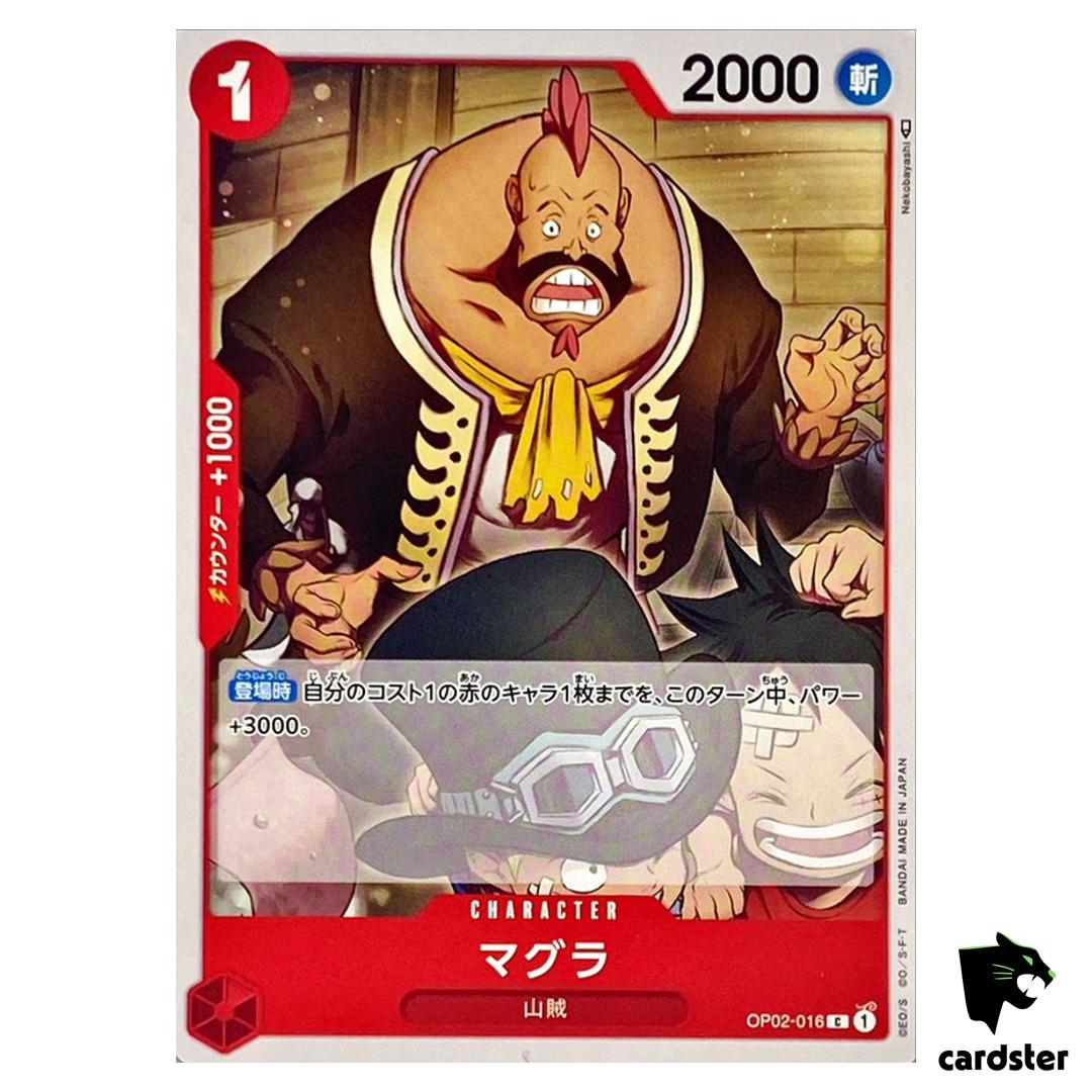 Magura OP02-016 C ONE PIECE Card Japan Paramount War