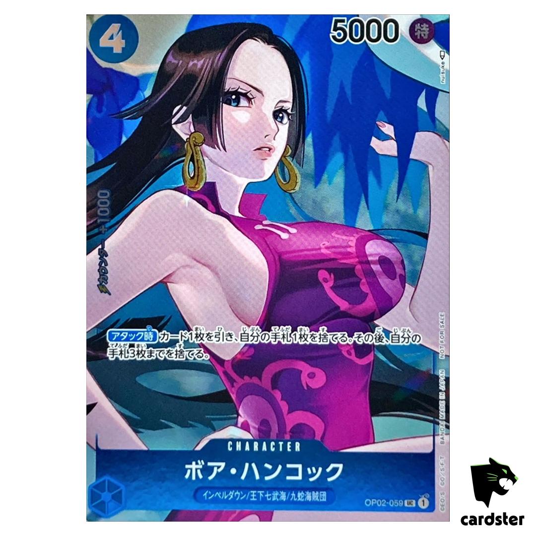 Boa Hancock OP02-059 [PAR] Parallel UC ONE PIECE Card Japan Paramount War