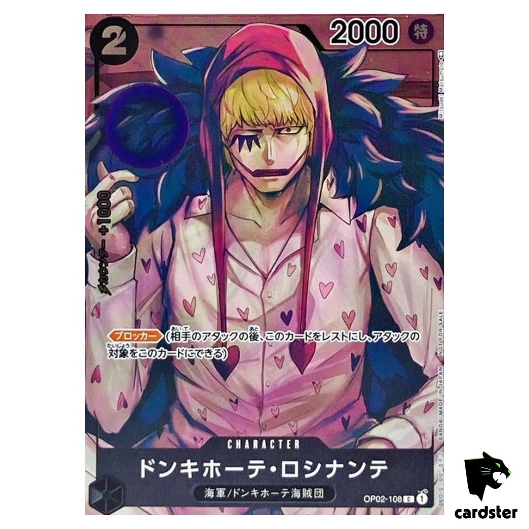 Donquixote Rosinante OP02-108 [PAR] Parallel C ONE PIECE Card Paramount War